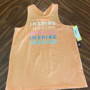 NWT Orange racer back tank